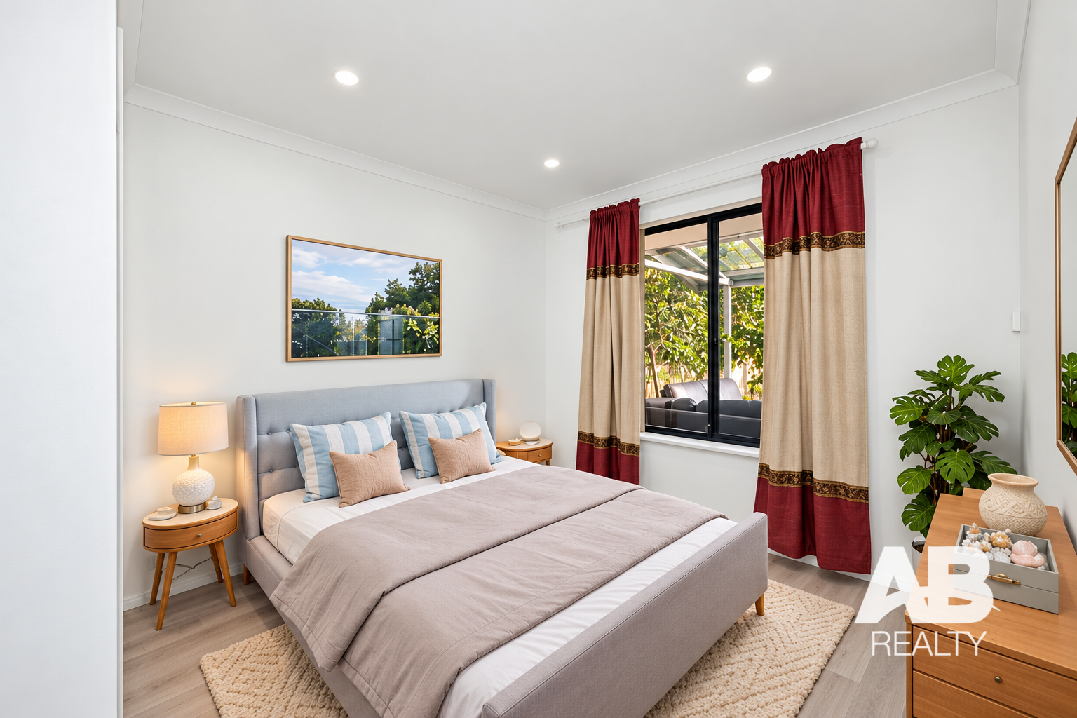 226139870 1793250276 88786 WarmModernBedroomwithGardenView1